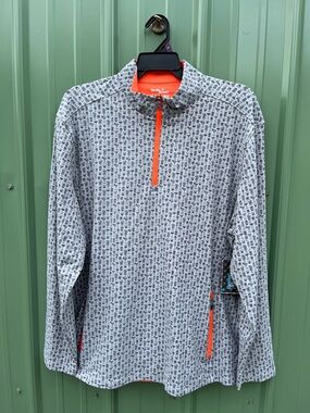 Birdie Bound Quarter-Zip Pullover Long Sleeved Shirt Size 2XL